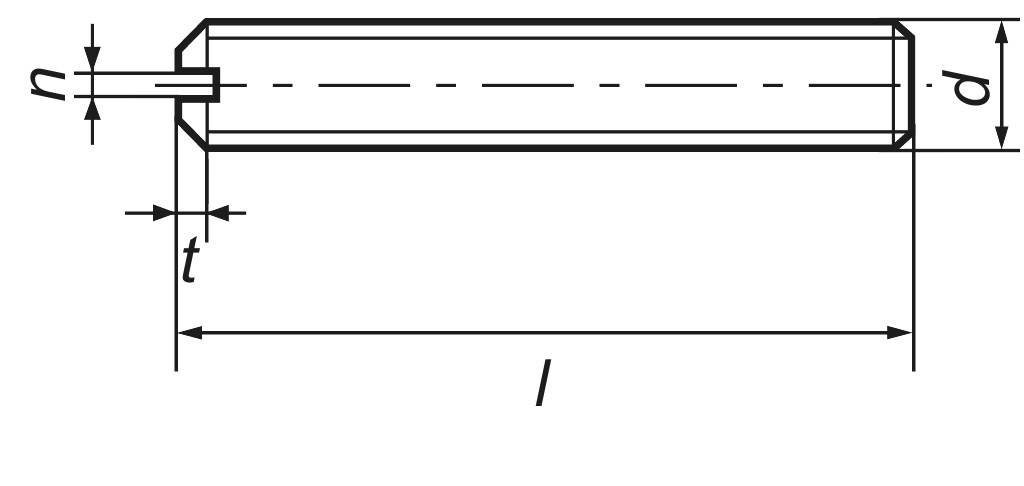DIN 551  M  5 x 10  PA 6.6